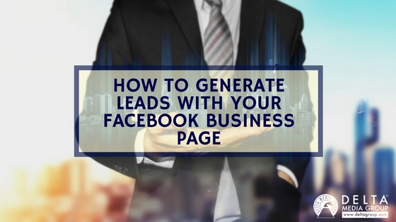 delta lead gen facebook business page
