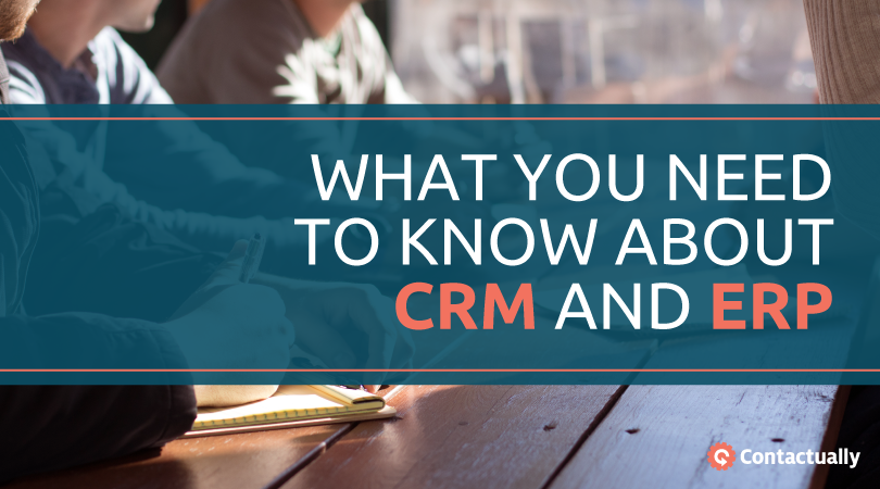 contactually difference between crm and erp