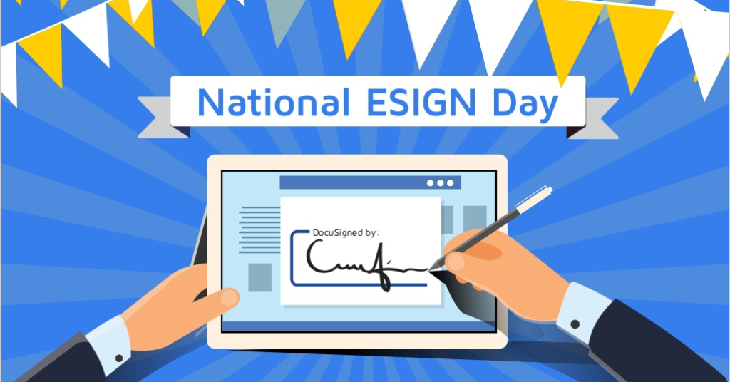 docusign historical moments led national esign day 1