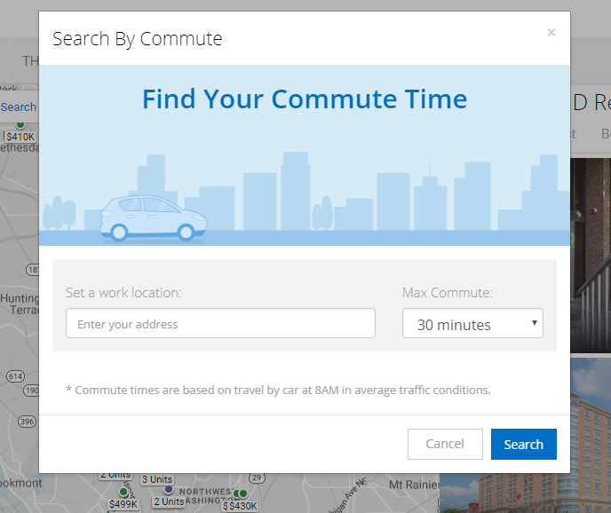 homesnap introducing search commute home search 3
