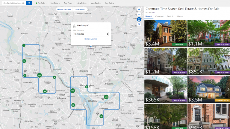 homesnap introducing search commute home search 7