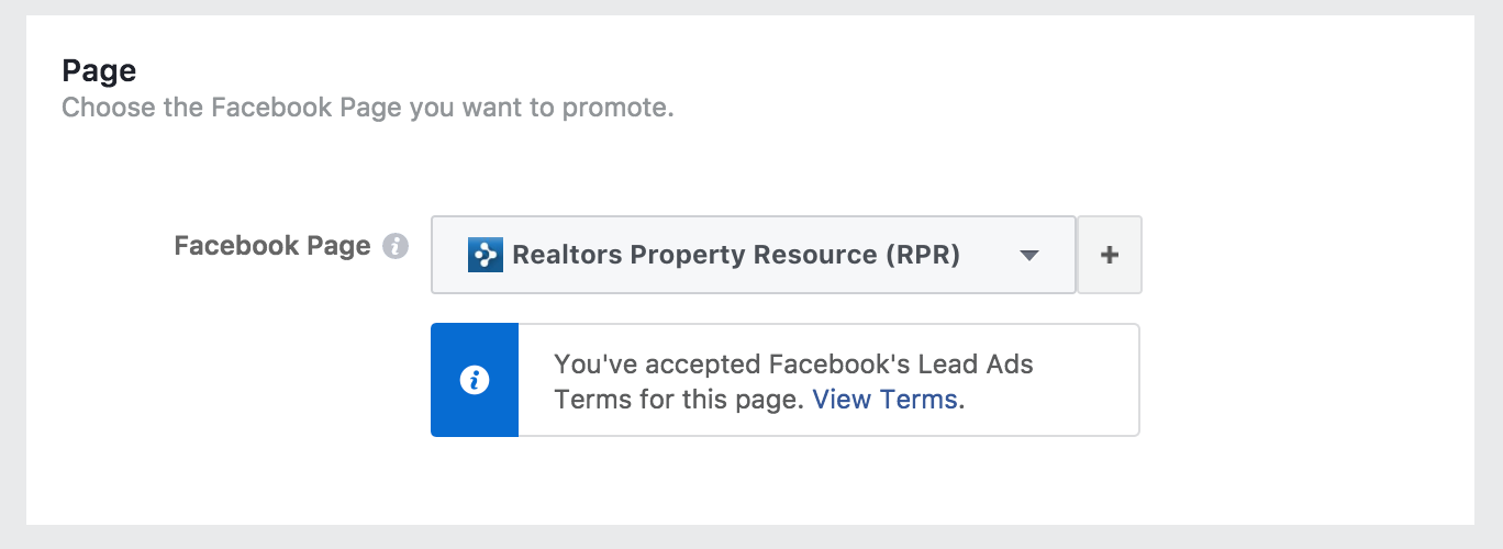 rpr playbook creating facebook lead ads 3