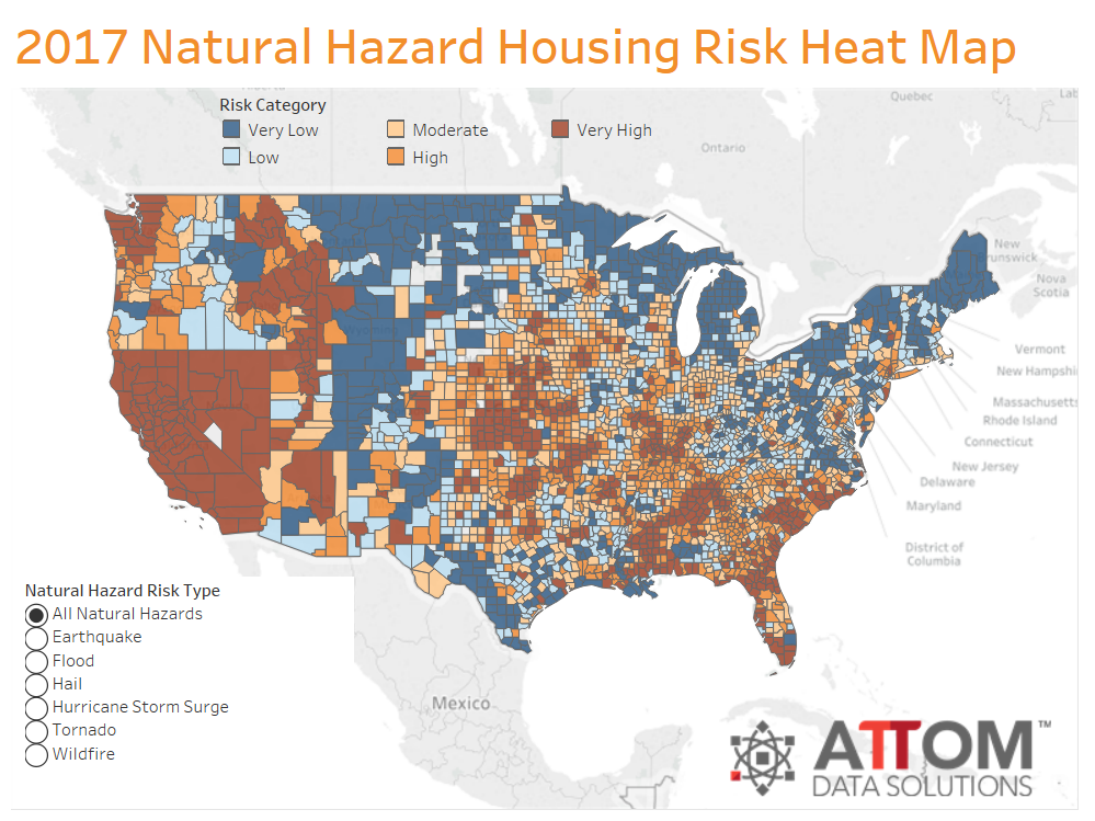 attom 2017 u s natural hazard housing risk index 1