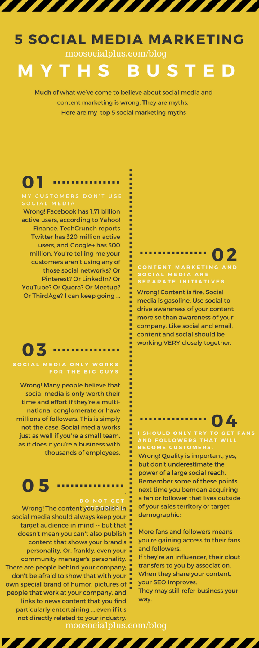 lwolf 5 social media marketing myths Infographic