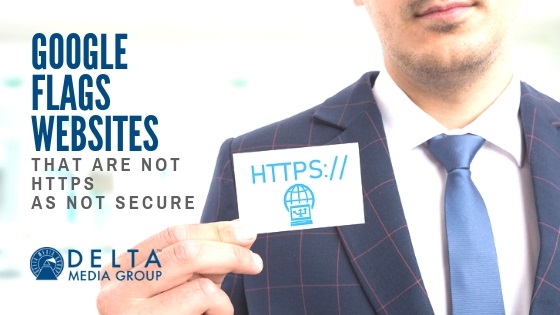 delta google flags websites that are not https