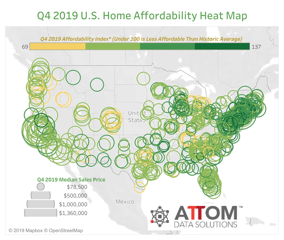 attom data solutions q4 2019 home affordability index