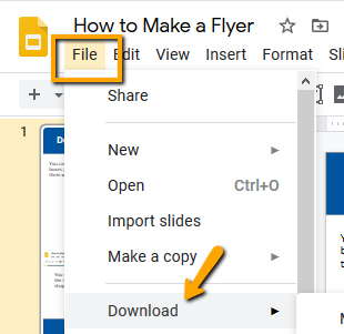 hdc how to make a flyer in google slides 7