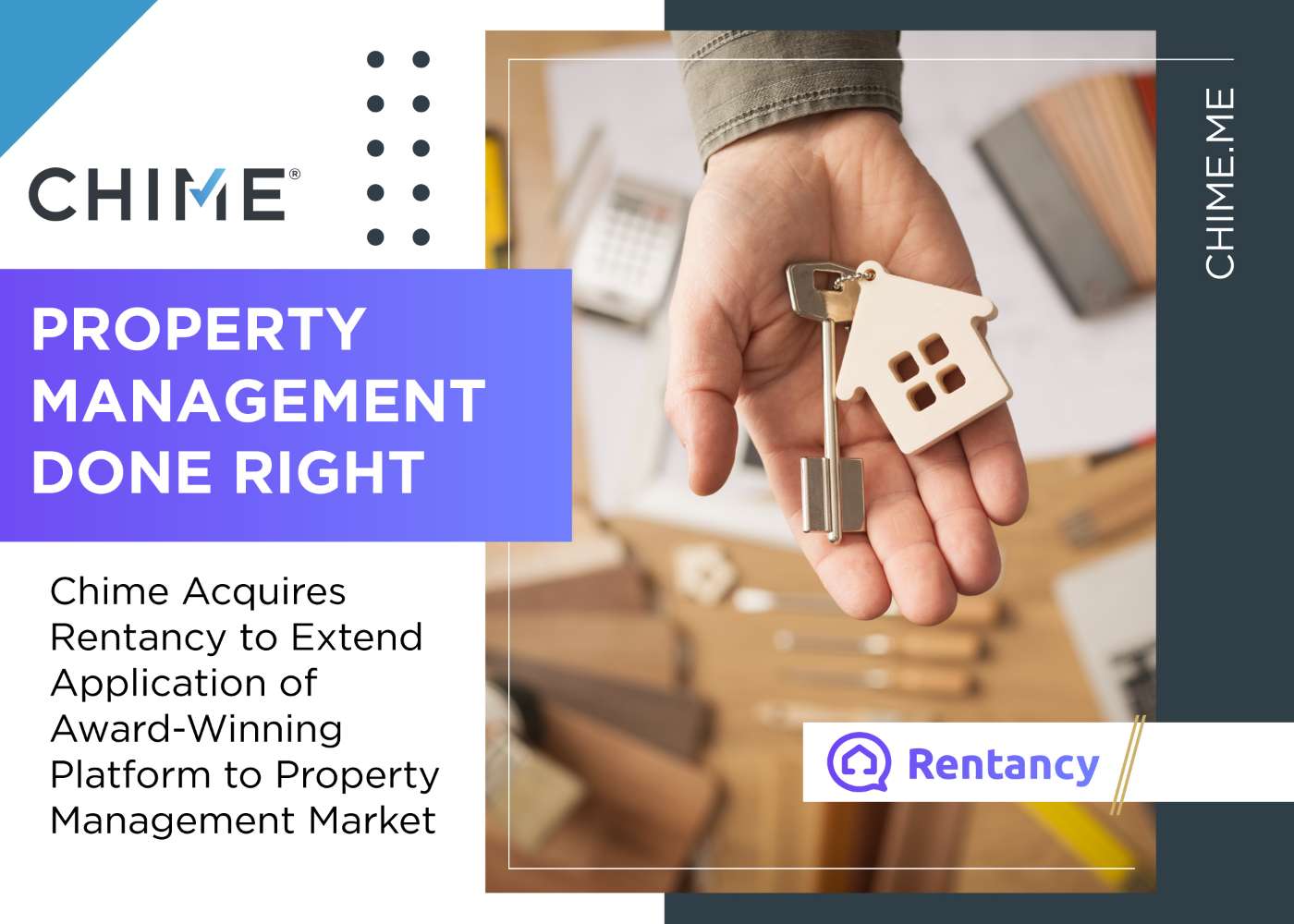 chime acquires rentancy