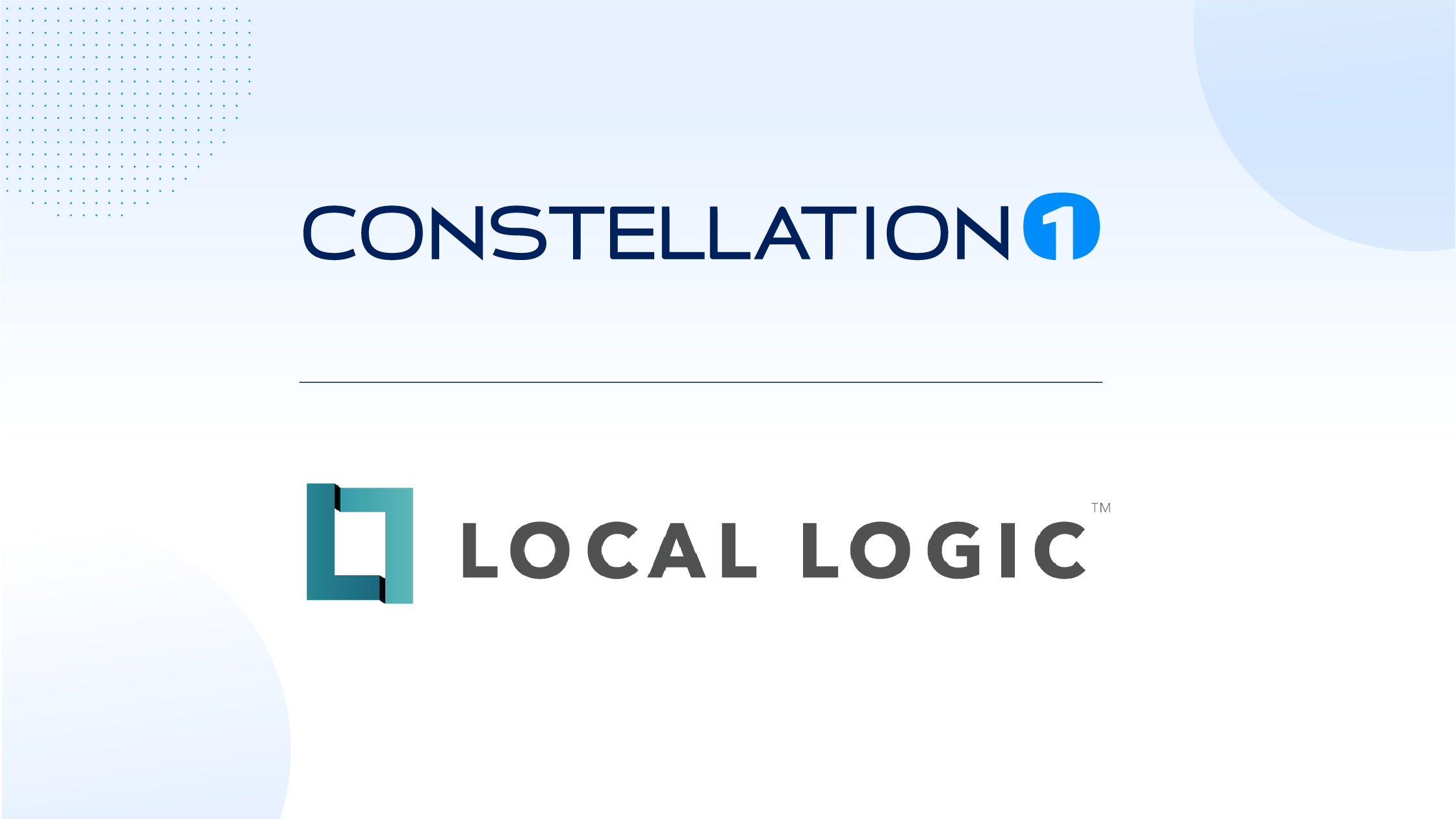 constellation1 partners with local logic