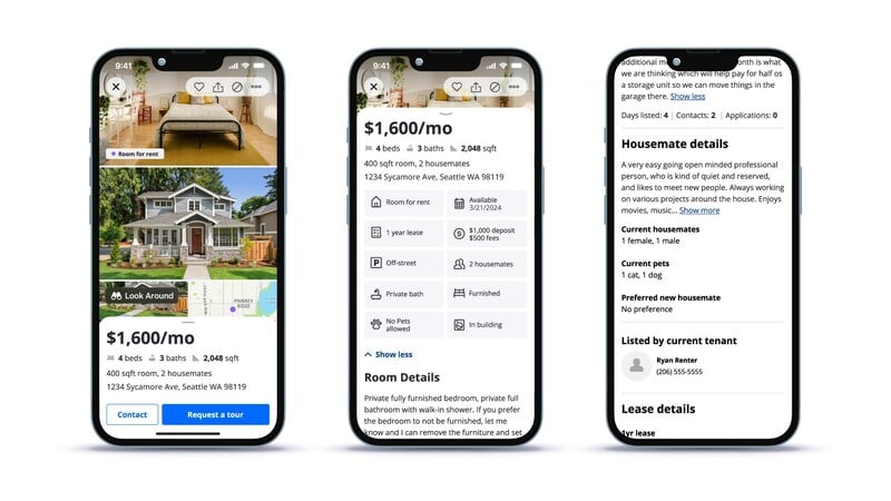 Zillow 2024 Room Listings