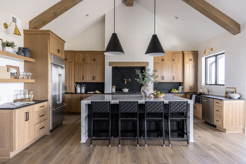 home interior kitchen wood