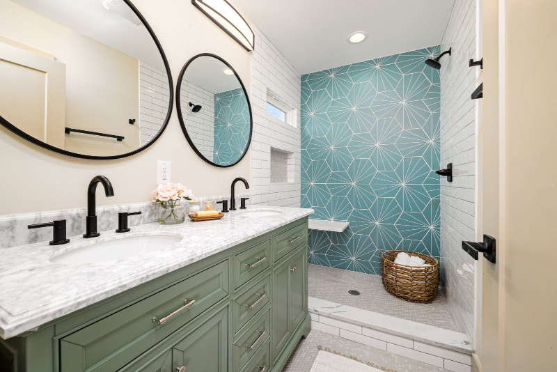 revive staging a bathroom