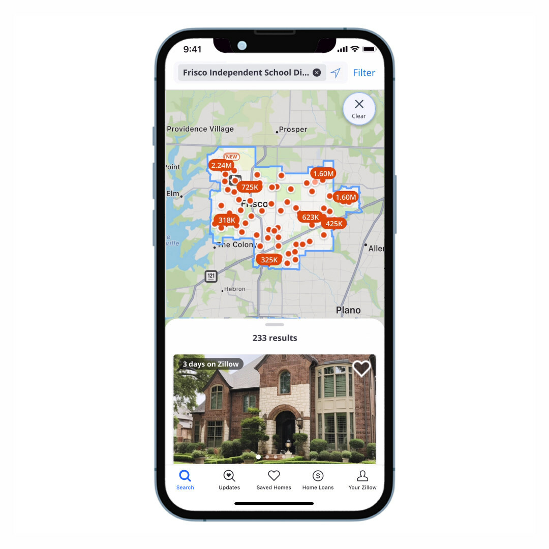 zillow Search by School Image