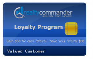 RealtyCommander loyalty card 300x192