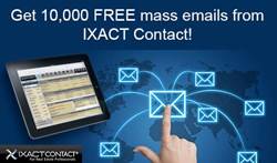 ixact twitter contest 10000 emails