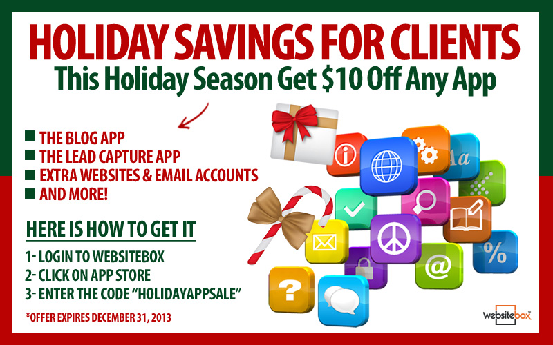 webbox blog app holiday season sale