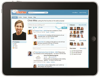 DocuSign ipad chatter