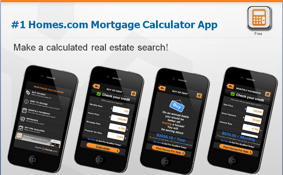 Homes.com mortgage calculator app1