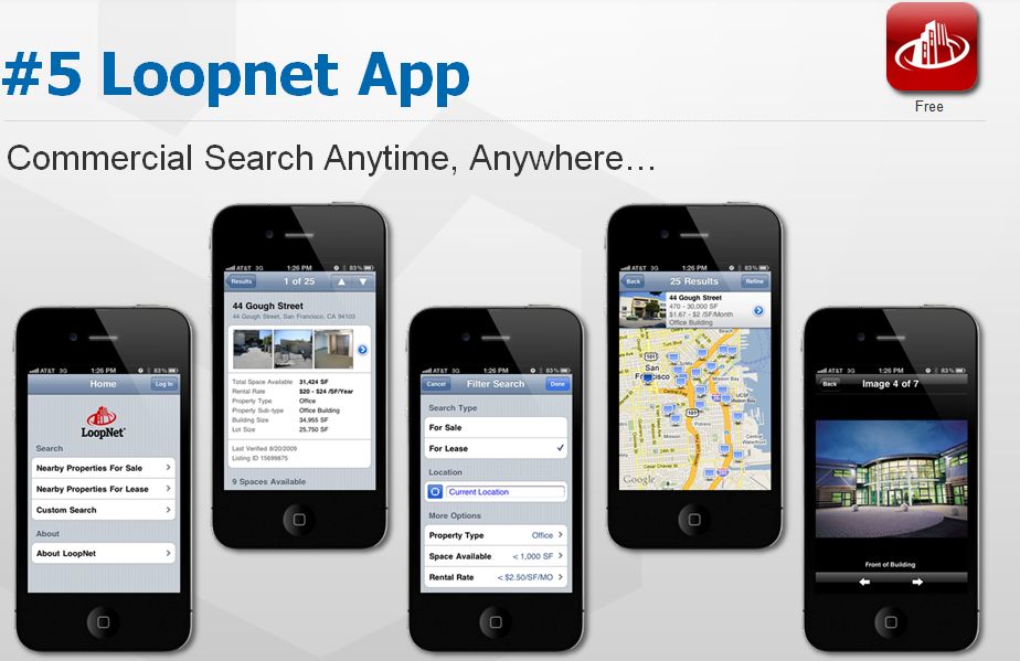 Loopnet smartphone app