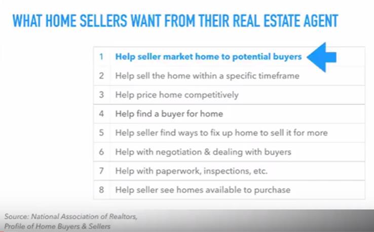 what home sellers want from agent